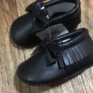 Baby moccs Black